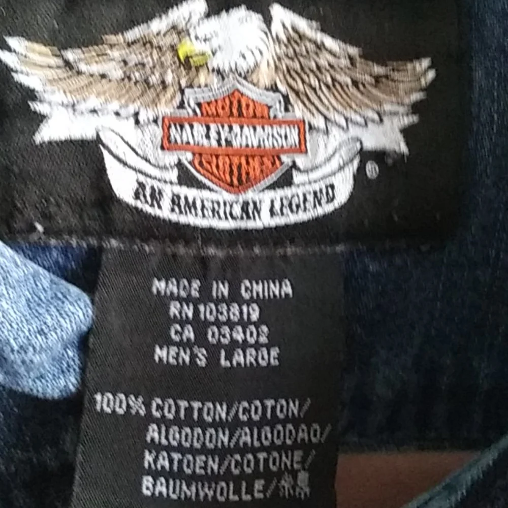 Harley Davidson Denim Shirt - Picture 6 of 12